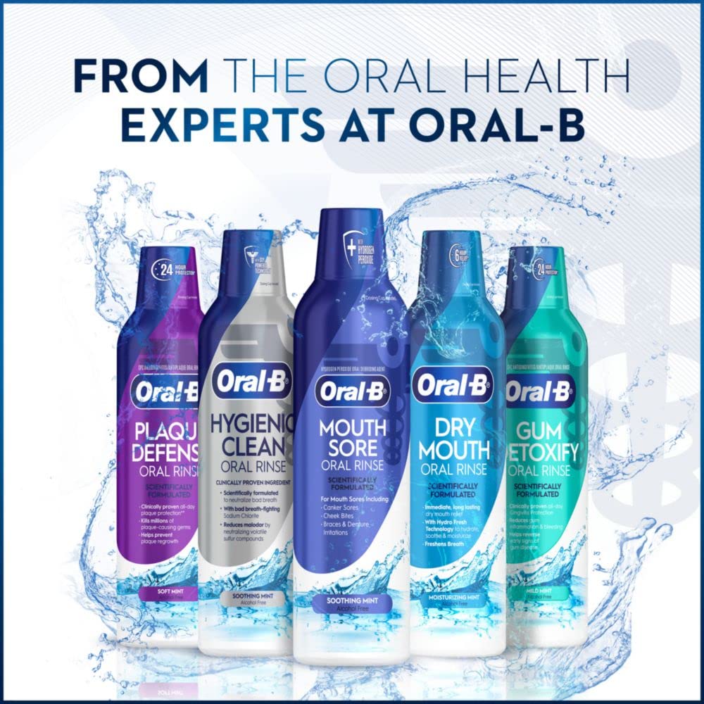 Oral-B Mouth Sore Mouthwash Special Care Oral Rinse, 475 mL (16 fl oz)