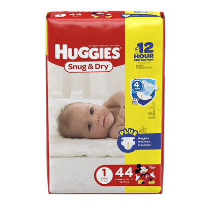 Huggies Size 2 Diapers, Snug & Dry Baby Diapers, Size 2 (12-18 lbs), 100 Count, Packaging May Vary