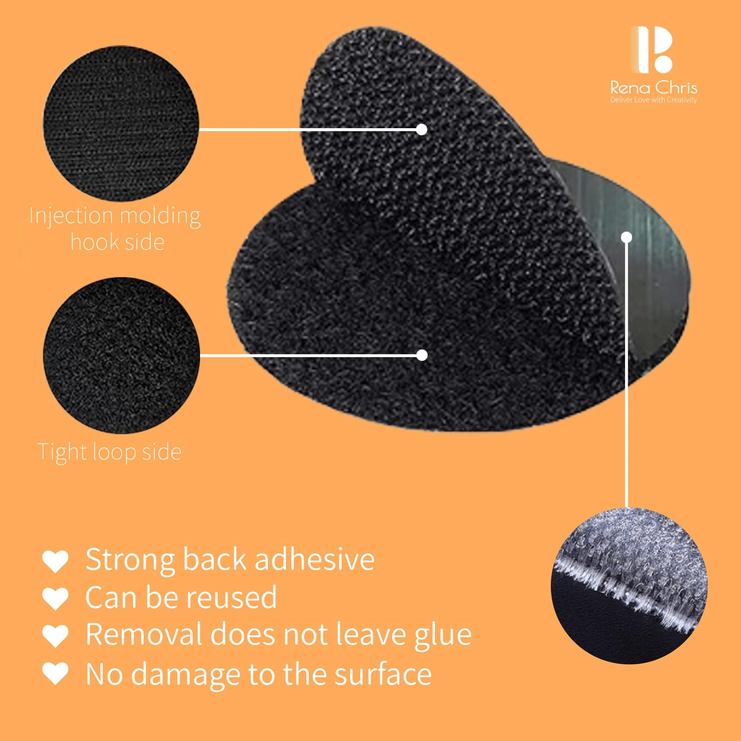 Self Adhesive Dots, Strong Adhesive 600pcs(300 Pairs) 6 Color 3/4" Diameter Sticky Back Nylon Dot, Hook & Loop Dots with Waterproof Sticky Glue Tapes, Suitable for Classroom, Office, Home