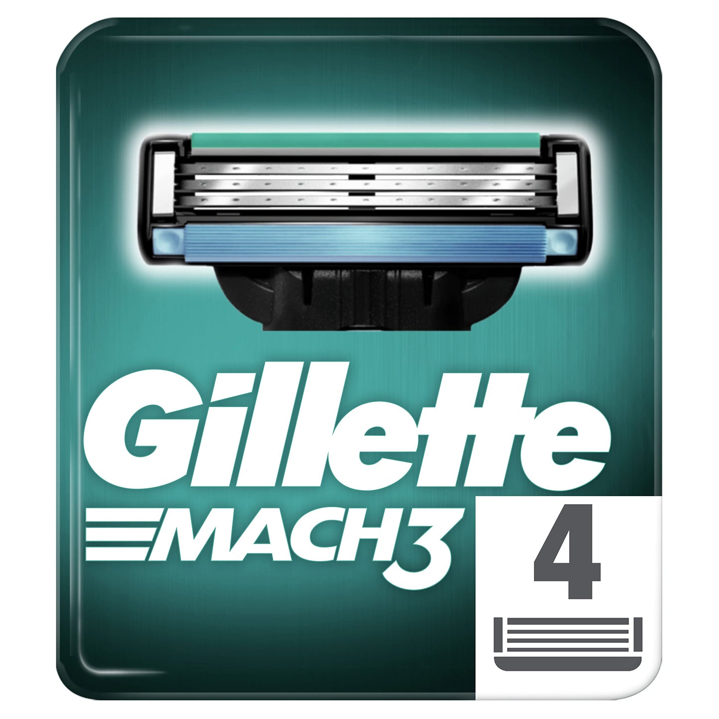 Gillette Mach3 Razor Refills for Men, 8 Razor Blade Refills