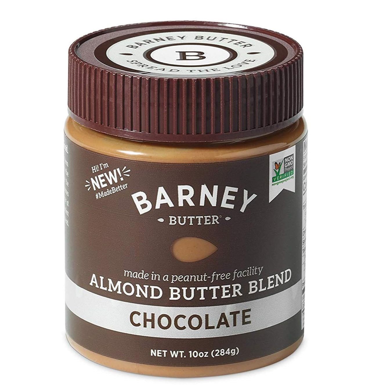 Barney Butter Almond Butter, Smooth, 16 Ounce Jar, Skin-Free Almonds, No Stir, Non-GMO, Gluten Free, Keto, Paleo, Vegan