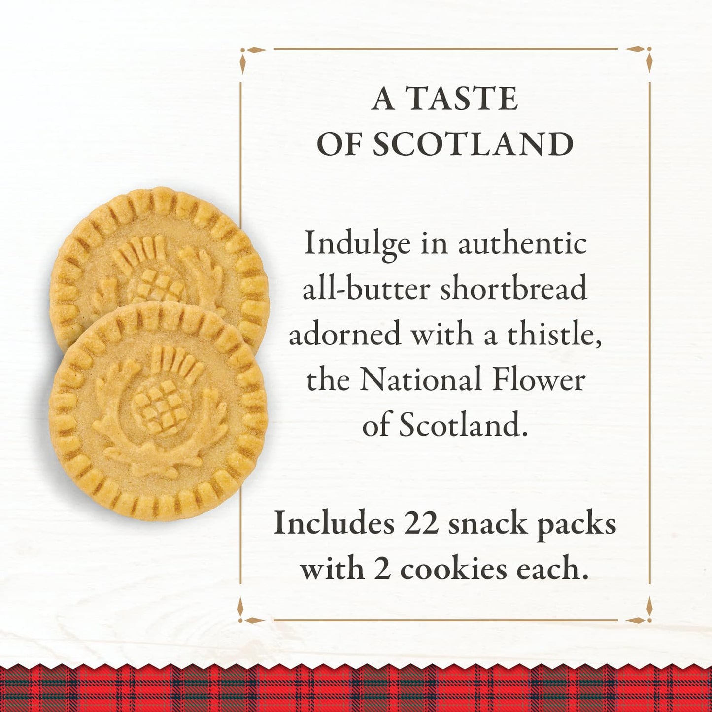 Walker’s All-Butter Shortbread Fingers - 2-Count Snack Packs (Pack of 24) - Authentic Shortbread Cookies from Scotland