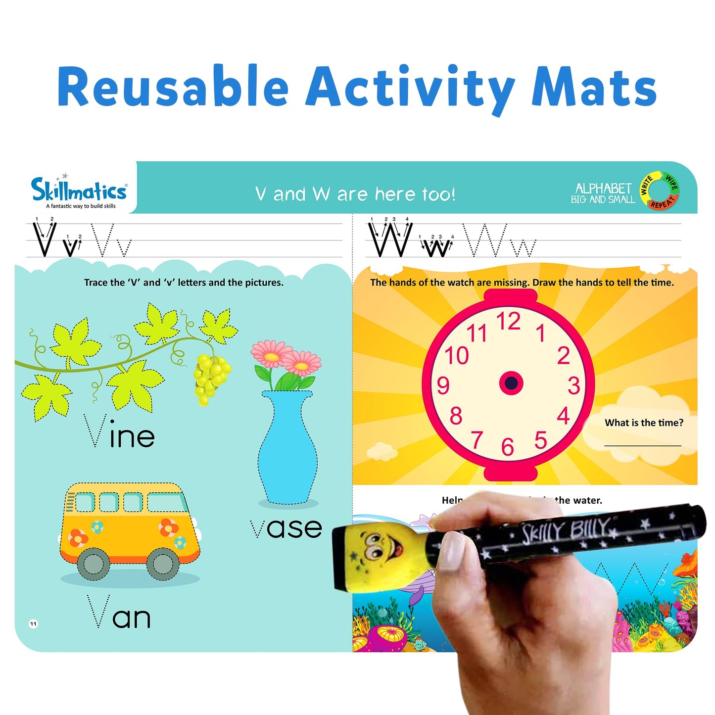 Skillmatics Preschool Learning Activity - Search and Find Educational Game, Perfect for Kids, Toddlers Who Love Toys, Art and Craft Activities, Gifts for Girls and Boys Ages 3, 4, 5, 6