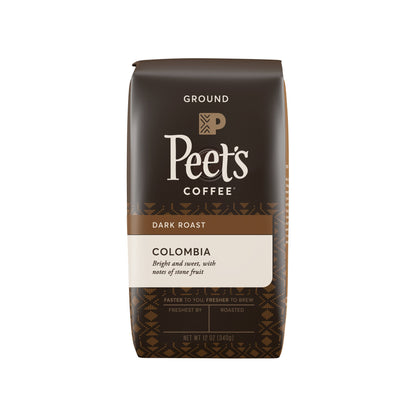 Peet's Coffee Major Dickason's Blend, Dark Roast Ground Coffee, 20 oz