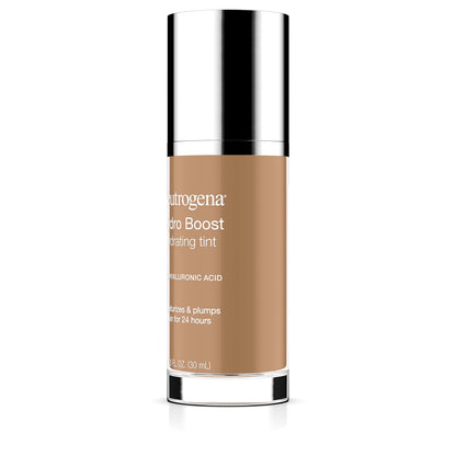 Neutrogena Hydro Boost Hydrating Tint with Hyaluronic Acid, Lightweight Water Gel Formula, Moisturizing, Oil-Free & Non-Comedogenic Liquid Foundation Makeup, 20 Natural Ivory, 1.0 fl. oz