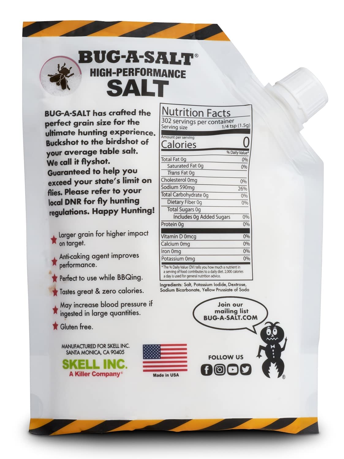 BUG-A-SALT High Performance Salt - Pouch