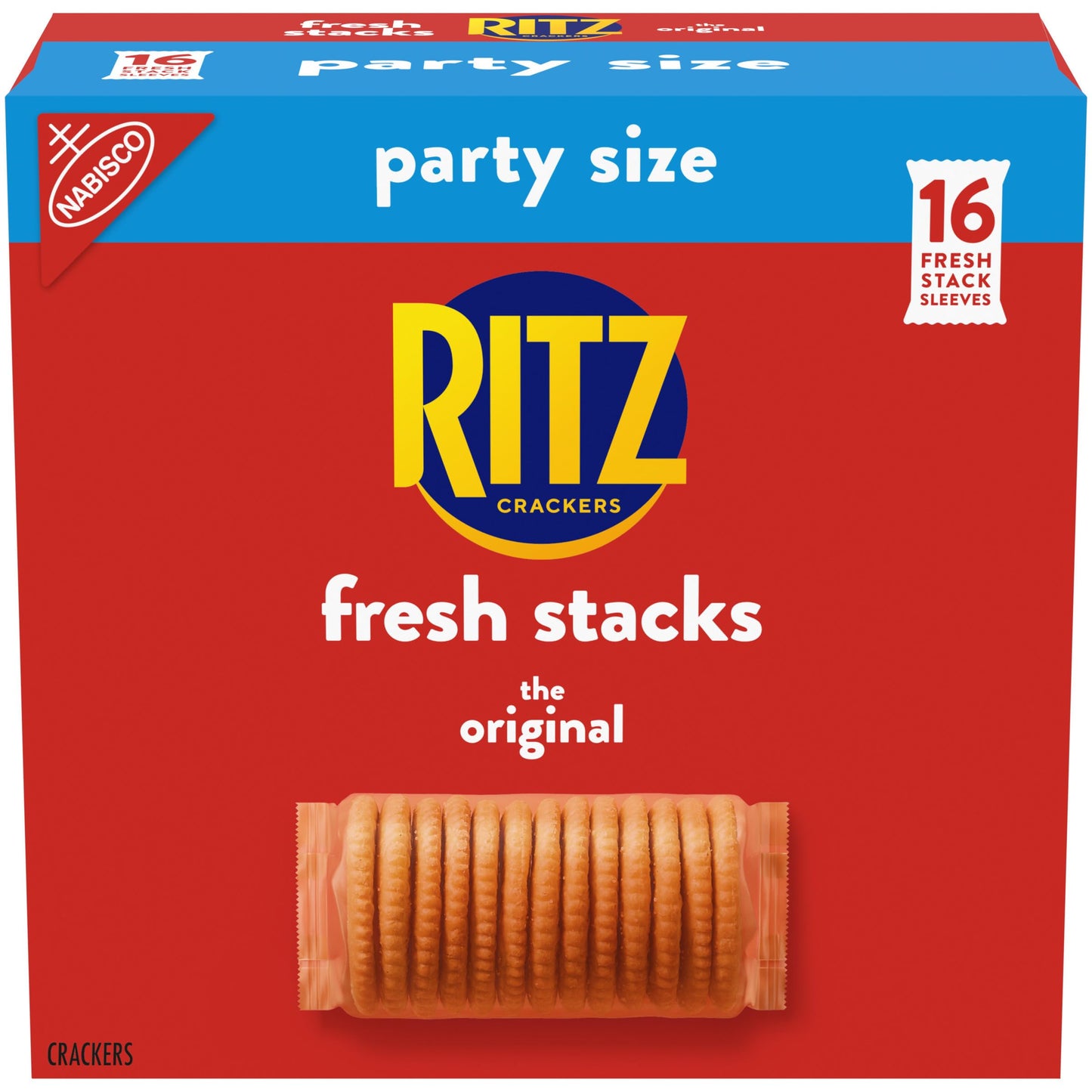 RITZ Original Crackers, 20 Snack Packs (6 Crackers Per Pack)