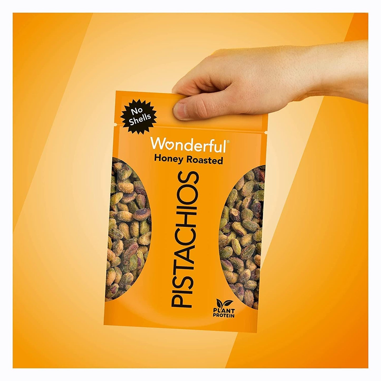 Wonderful Pistachios No Shells, Chili Roasted, 11 Ounce Bag, Protein Snack, Gluten Free, On-the-Go Snack