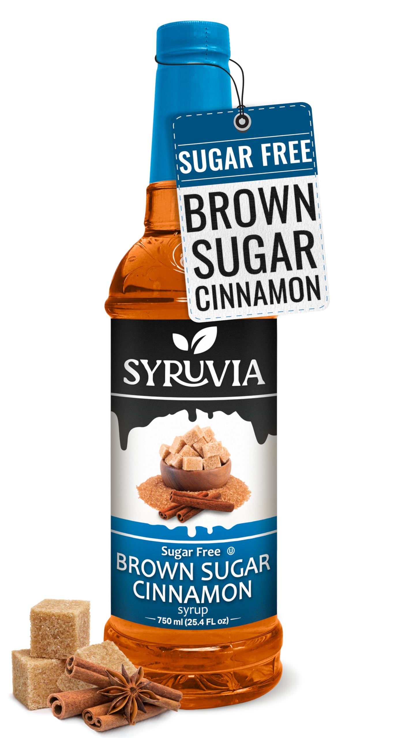 Syruvia Sugar-Free Lavender Syrup (25.4 fl oz) - Delicate Floral Bliss with Zero Added Sugar – Kosher, Gluten-Free, Perfect for Enhancing Beverages, Desserts, and Culinary Creations