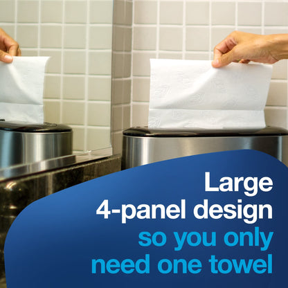 Tork Premium MB579 Soft Xpress Multifold Paper Hand Towel, 3-Panel, 2-Ply, 9.125" Width x 9.5" Length, White (Case of 16 Packs, 135 per Pack, 2.160 Towels)