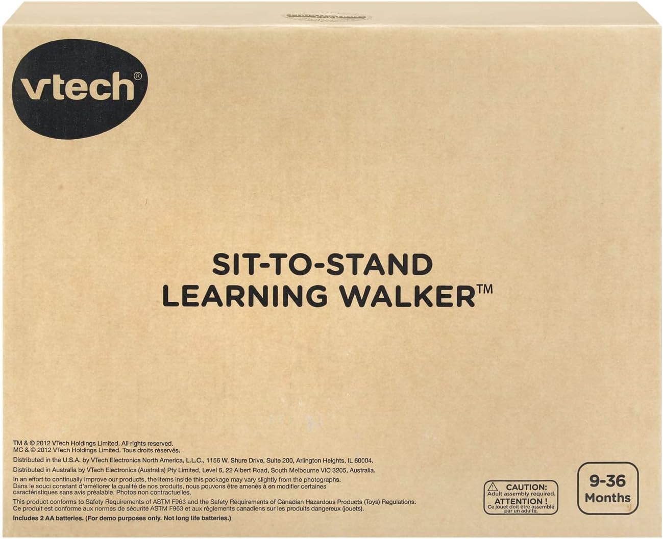 VTech Sit-To-Stand Learning Walker (Frustration Free Packaging), Blue