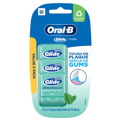 Oral-B Glide Pro-Health Comfort Plus Dental Floss, Mint