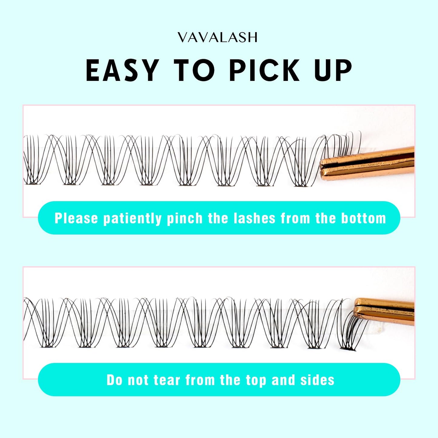 VAVALASH DIY Lash Extension Kit 280 Clusters Individual Lashes Kit 30D 40D 0.07D-10-16mm Lash Clusters, Lash Bond and Seal, Lash Tweezer for DIY Eyelash Extension at Home（Kit-30D+40D-0.07D-10-16MIX）