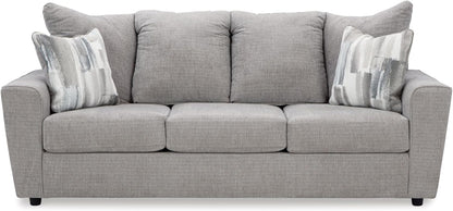 Signature Design by Ashley Stairatt Sofa, 86" W x 38" D x 39" H, Light Gray