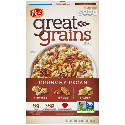 Post Great Grains Cranberry Almond Crunch Cereal, 3 pack