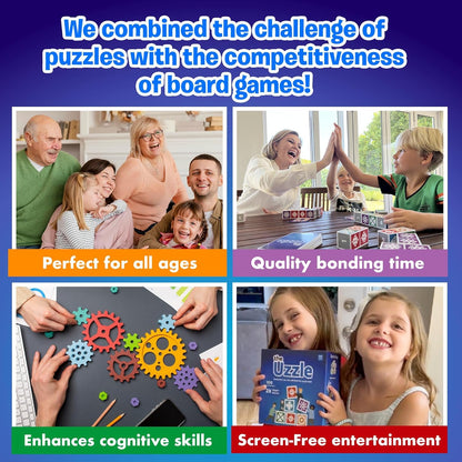 3.0 Board Game, Family Board Games for Children & Adults, Block Puzzle Games for Ages 4+