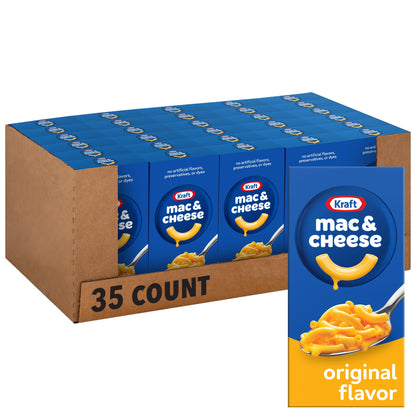 Kraft Original Flavor Macaroni and Cheese Dinner (7.25 oz Boxes)