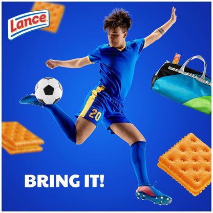 Lance Sandwich Crackers, Captain's Wafer Grilled Cheese, 10 Individual Packs, 6 Sandwiches Each