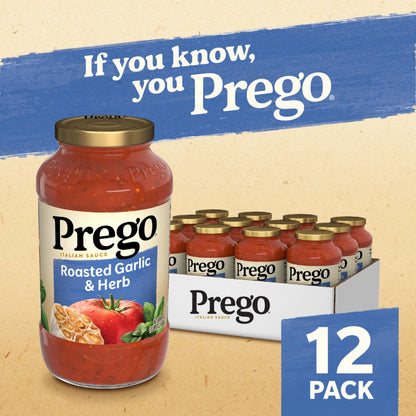 Prego Chunky Tomato with Garlic and Onion Pasta Sauce, 24 Oz Jar