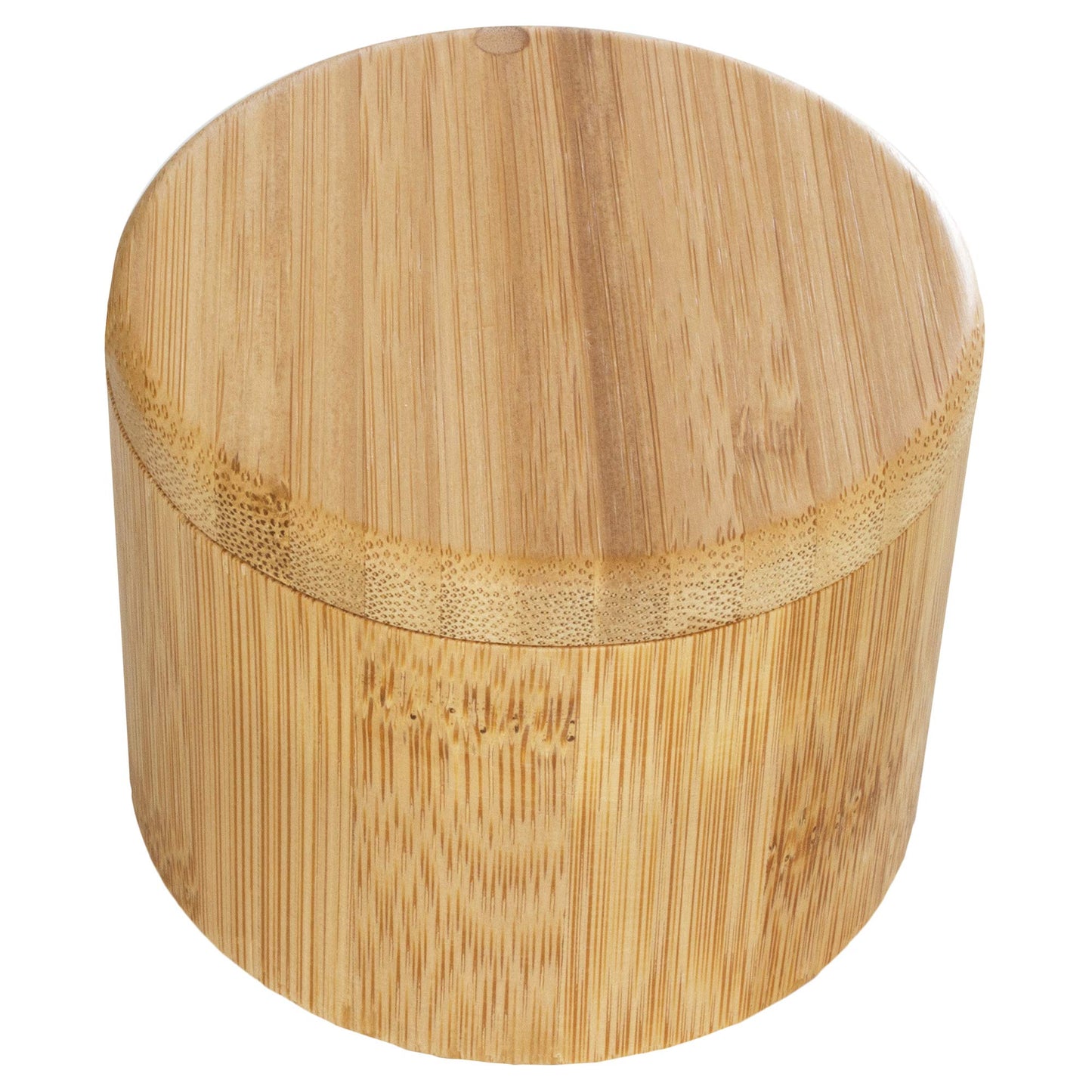 Totally Bamboo Salt Cellar Bamboo Storage Box with Magnetic Swivel Lid, 6 Ounce Capacity