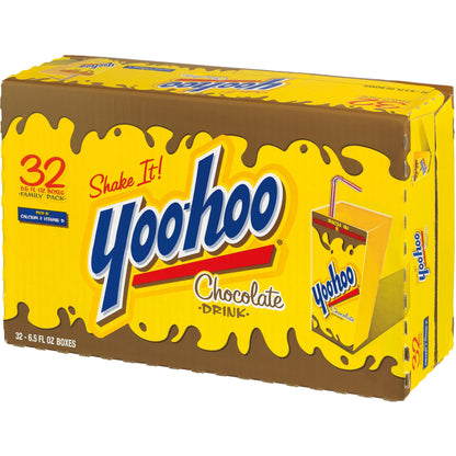 Yoo-hoo Chocolate Drink, 6.5 fl oz boxes, 10 count (Pack of 4)