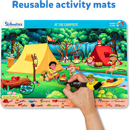 Skillmatics Preschool Learning Activity - Search and Find Educational Game, Perfect for Kids, Toddlers Who Love Toys, Art and Craft Activities, Gifts for Girls and Boys Ages 3, 4, 5, 6