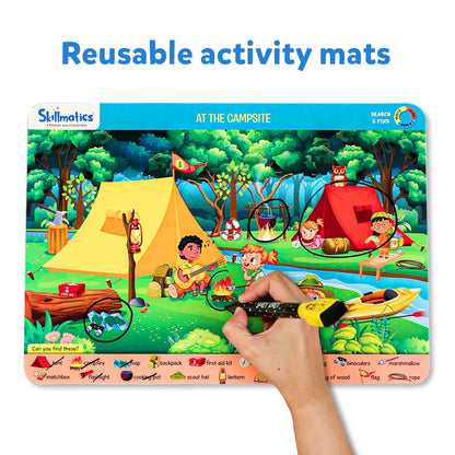 Skillmatics Preschool Learning Activity - Search and Find Educational Game, Perfect for Kids, Toddlers Who Love Toys, Art and Craft Activities, Gifts for Girls and Boys Ages 3, 4, 5, 6