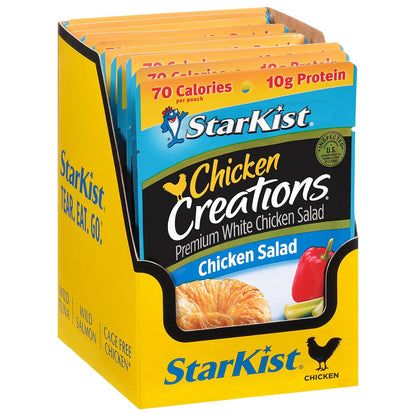 StarKist Chicken Creations, Chicken Salad, 2.6 oz Pouch (Pack of 12)