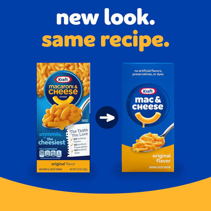 Kraft Original Flavor Macaroni and Cheese Dinner (7.25 oz Boxes)