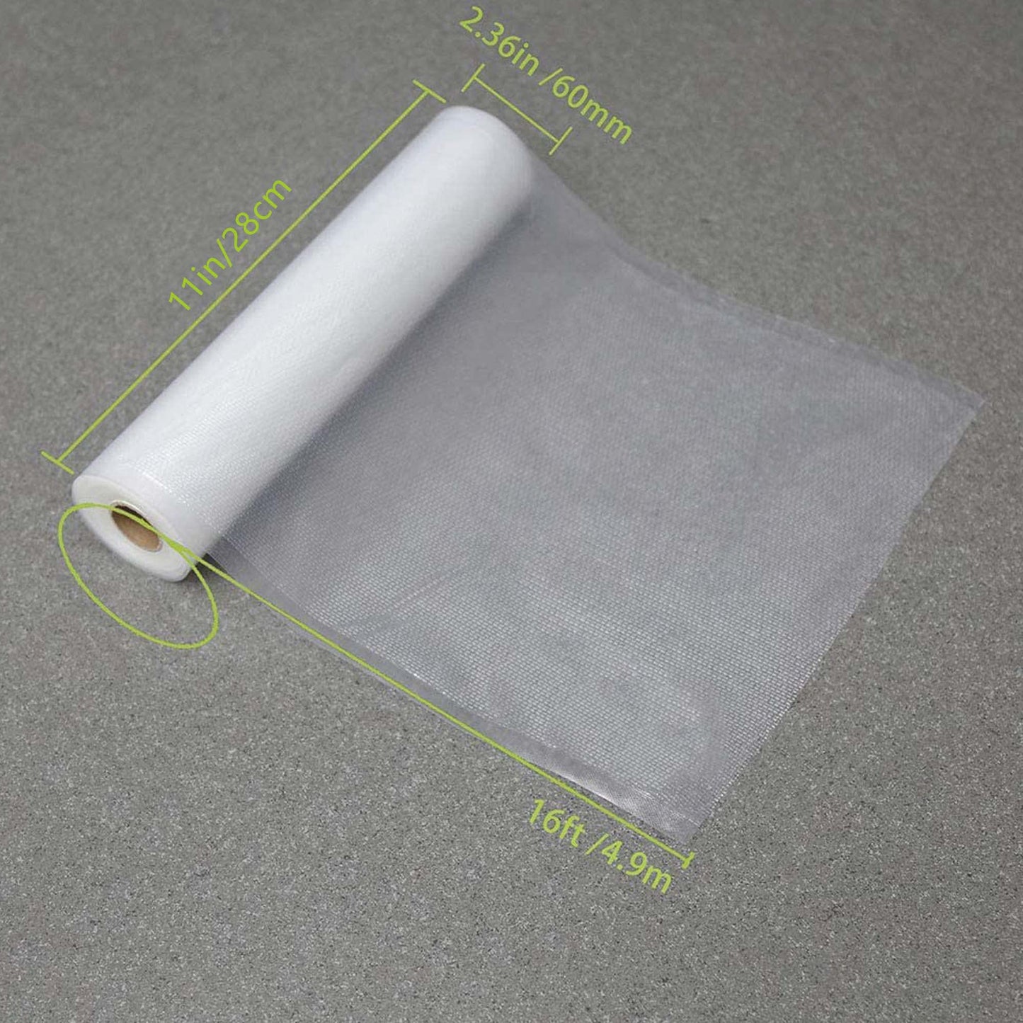 Wevac Vacuum Sealer Bags 8x50 Rolls 2 pack for Food Saver, Seal a Meal, Weston. Commercial Grade, BPA Free, Heavy Duty, Great for vac storage, Meal Prep or Sous Vide