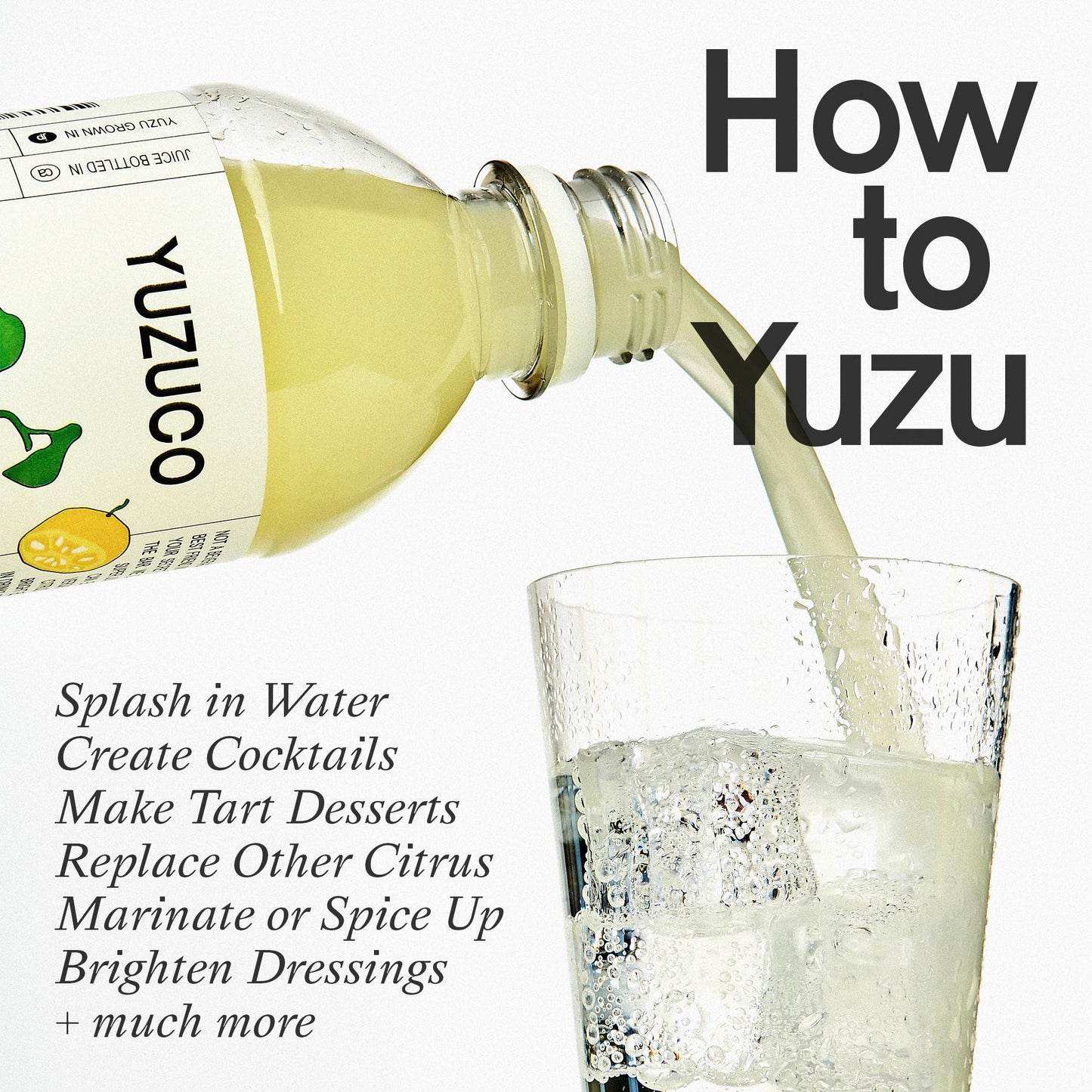 YUZUCO - Yuzu Super Juice - 12oz - Loved by Chefs and Mixologists - Never Heat-Treated for Maximum Flavor and Aroma - Bottled in California