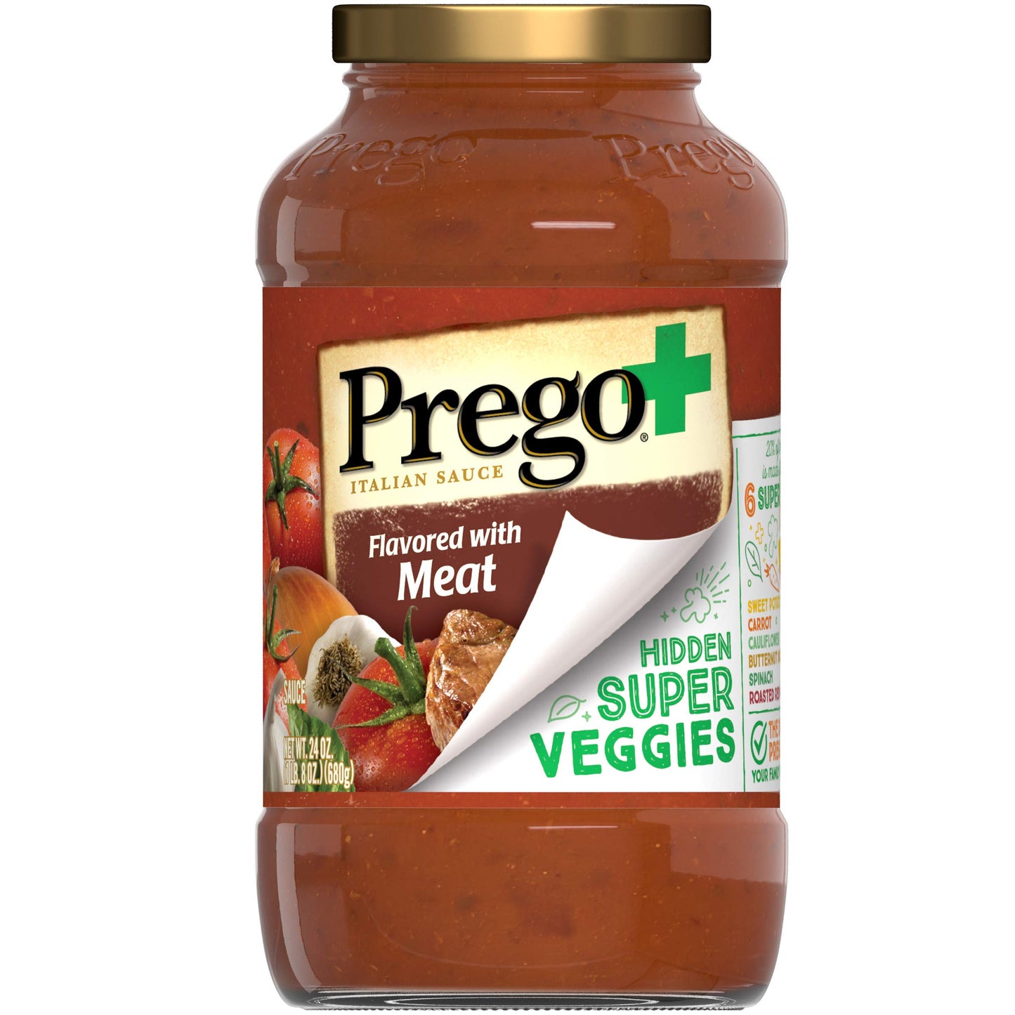 Prego Chunky Tomato with Garlic and Onion Pasta Sauce, 24 Oz Jar