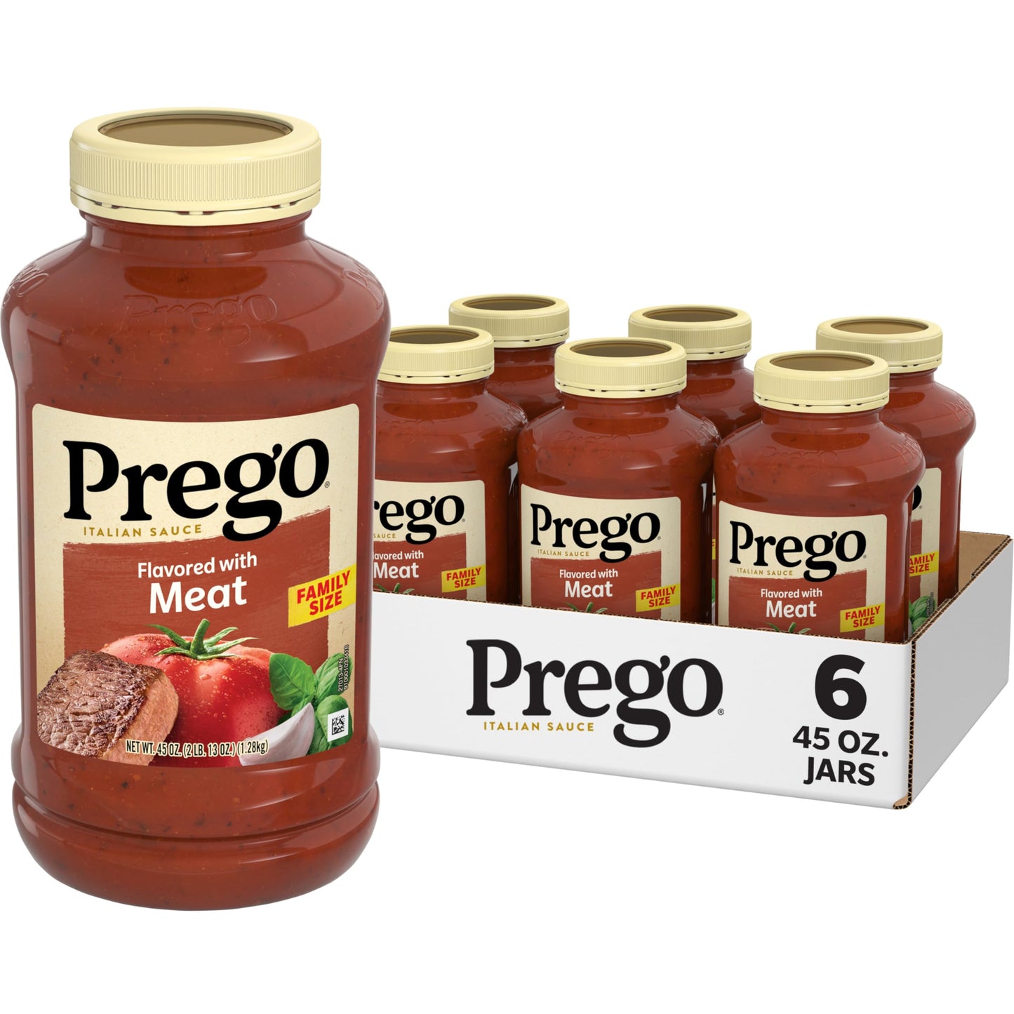 Prego Chunky Tomato with Garlic and Onion Pasta Sauce, 24 Oz Jar