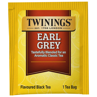 Twinings English Breakfast Black Tea, 100 Individually Wrapped Tea Bags, Smooth, Flavourful, Robust, Caffeinated, Enjoy Hot or Iced