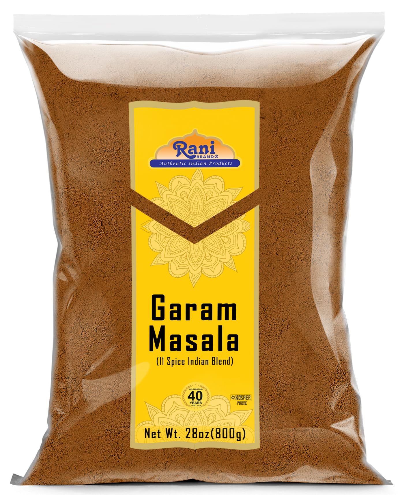 Rani Garam Masala Indian 11-Spice Blend 3oz (85g) PET Jar ~ All Natural, Salt-Free | Vegan | No Colors | Gluten Friendly | NON-GMO| Kosher | Indian Origin