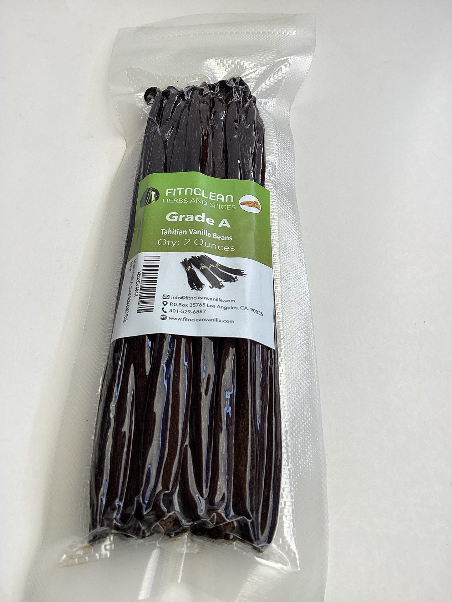 50 Organic Grade A Madagascar Vanilla Beans. Certified USDA Organic for Extract and all things Vanilla by FITNCLEAN VANILLA. ~5" Bulk Fresh Bourbon NON-GMO Pods.