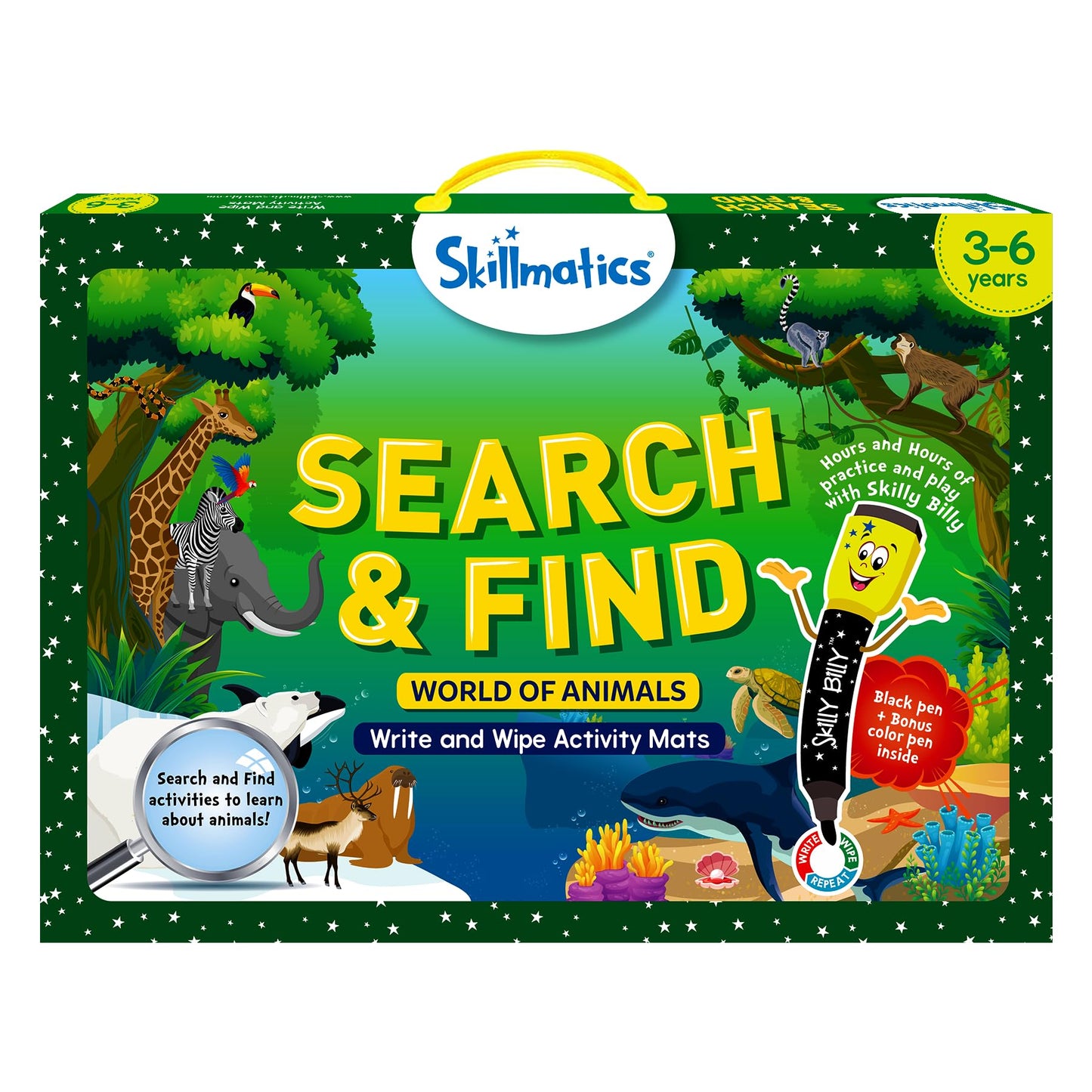 Skillmatics Preschool Learning Activity - Search and Find Educational Game, Perfect for Kids, Toddlers Who Love Toys, Art and Craft Activities, Gifts for Girls and Boys Ages 3, 4, 5, 6