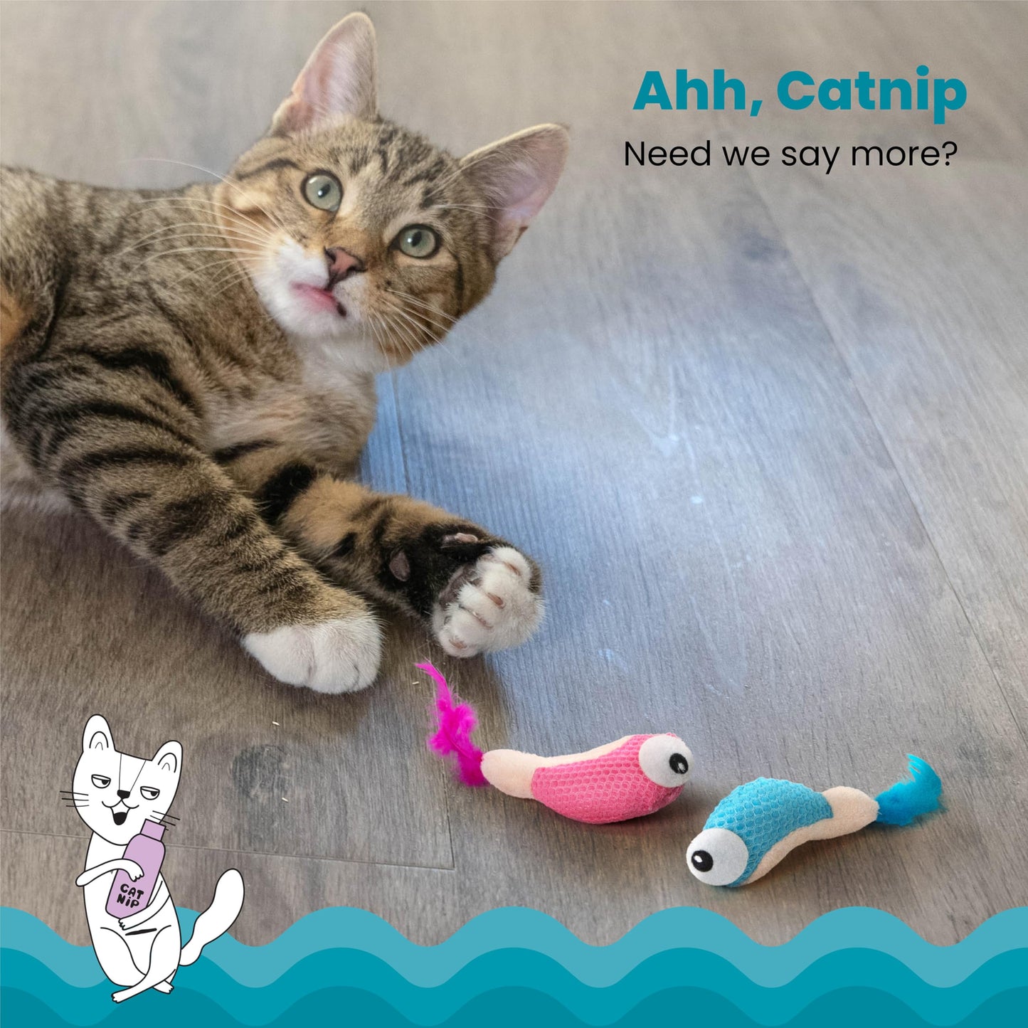 Catstages Lil' Avocato Dental Health Catnip Cat Chew Toy