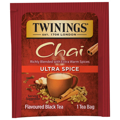 Twinings English Breakfast Black Tea, 100 Individually Wrapped Tea Bags, Smooth, Flavourful, Robust, Caffeinated, Enjoy Hot or Iced