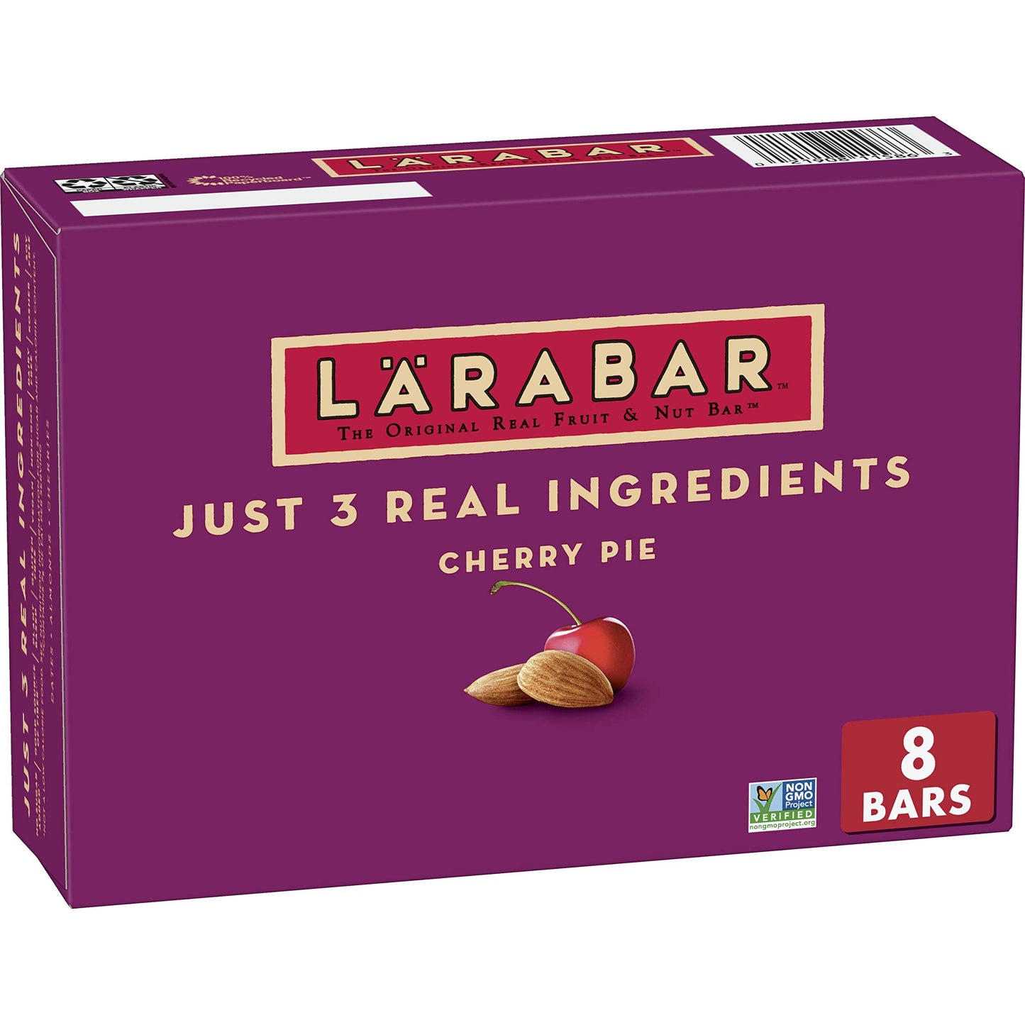 Larabar Cherry Pie, Gluten Free Vegan Fruit & Nut Bar, 1.7 oz Bars, 16 Ct