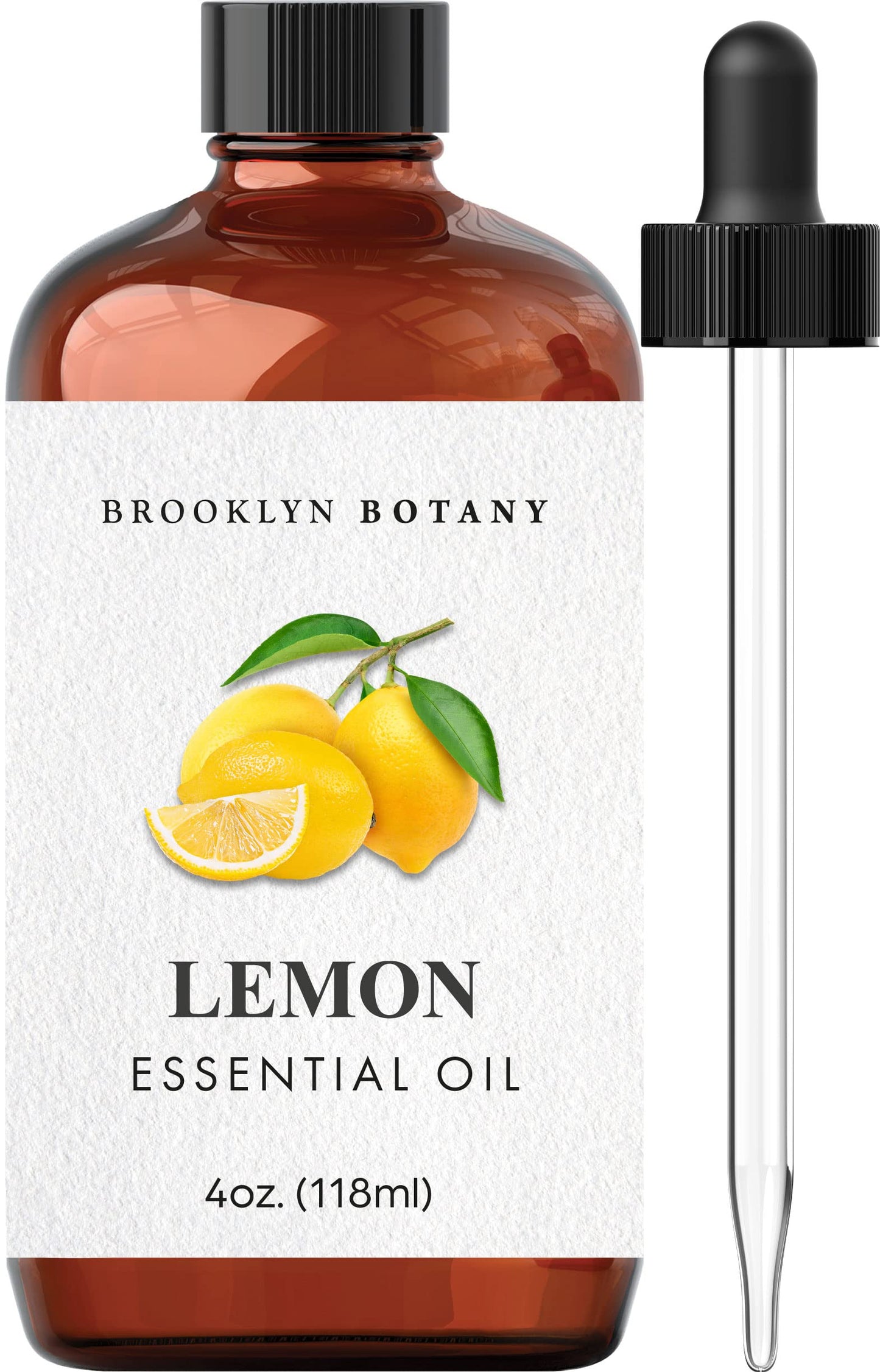 Brooklyn Botany Basil Essential Oil - 100% Pure and Natural - Premium Grade Essential Oil - for Aromatherapy and Diffuser - 0.33 Fl Oz