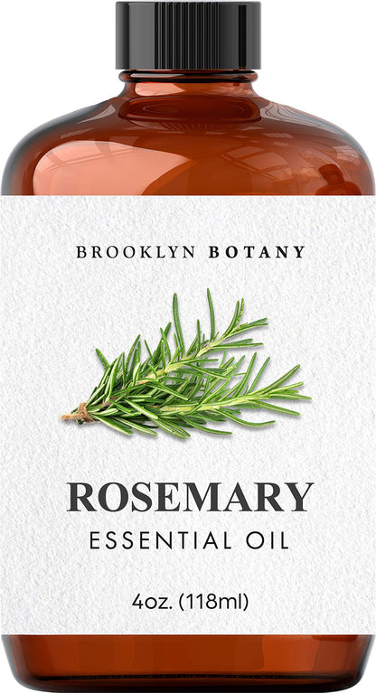 Brooklyn Botany Basil Essential Oil - 100% Pure and Natural - Premium Grade Essential Oil - for Aromatherapy and Diffuser - 0.33 Fl Oz