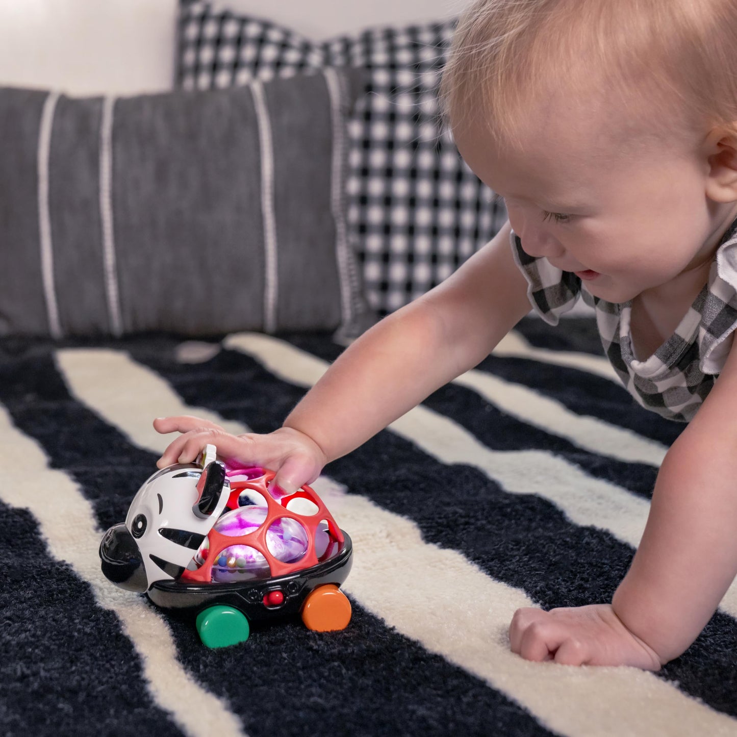 Baby Einstein Outstanding Opus The Octopus Sensory Rattle & Teether Multi-Use Toy, BPA Free & Chillable, 3 Months & up, Multicolored