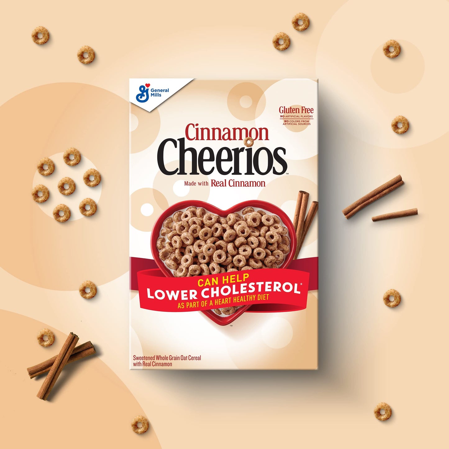 Honey Nut Cheerios Heart Healthy Cereal Cup, 1.8 OZ Single Serve Cereal Cup (Pack of 12)