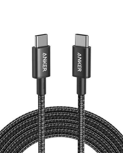 Anker USB C Cable 100W 10ft, USB C to USB C Cable USB 2.0, Type C Charging Cable Fast Charge, Compatible with iPhone 15/15 pro, MacBook, iPad, Samsung Galaxy S23, for Home and Daily Use