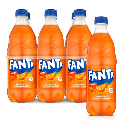 Fanta Orange, 16.9 Fl Oz, Pack of 6