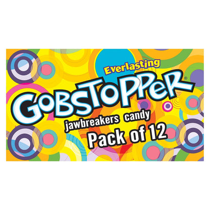 Wonka Everlasting Gobstopper, Candy, Jawbreaker Candy, 5 oz (12 ct)