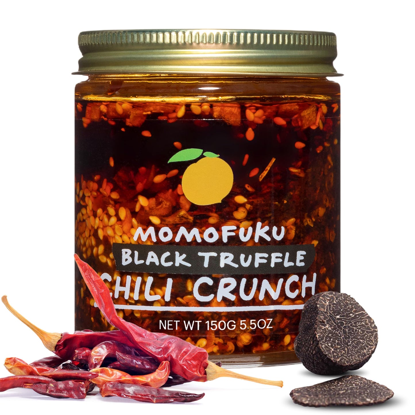 Momofuku Chili Crunch by David Chang, (5.3 Ounces), Chili Oil with Crunchy Garlic and Shallots, Spicy Chili Crisp