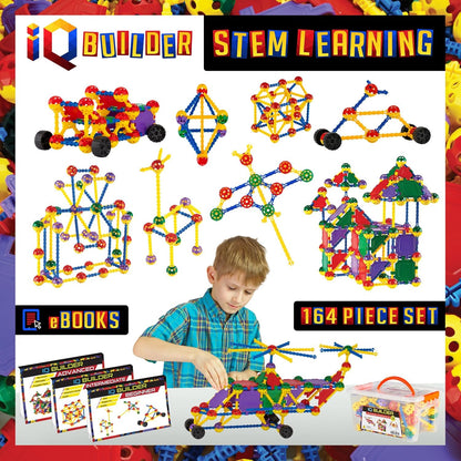 | STEM Learning Toys | Creative Construction Engineering | Fun Educational Building Toy Set for Boys and Girls Ages 3 4 5 6 7 8 9 10 Year Old | Best Toy Gift for Kids | Top Blocks Game Kit