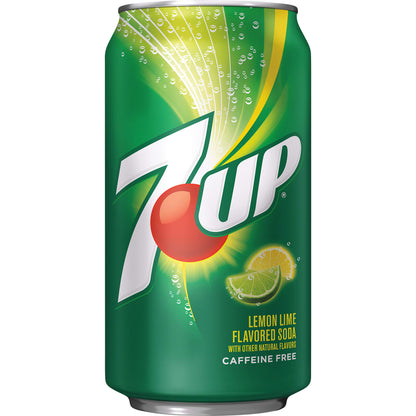 7UP Zero Sugar Lemon Lime Soda, 12 fl oz cans (Pack of 12)